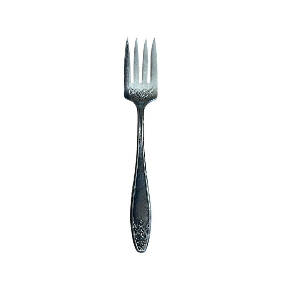 LADY DORIS Silverplate Meat Fork 8 1/2”‎